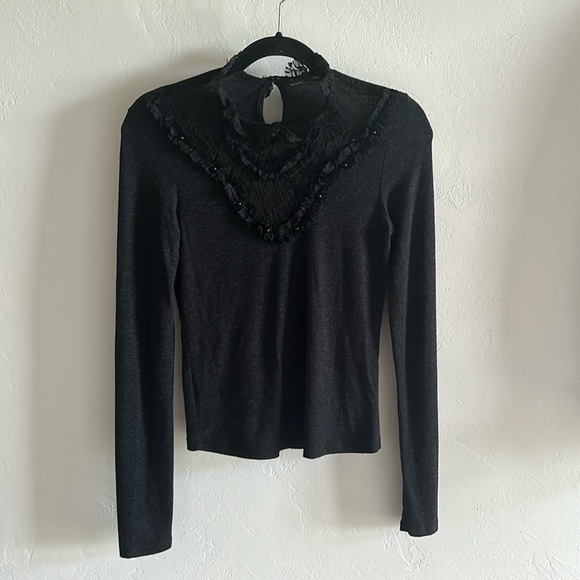 Zara Lace / Long Sleeve top - Picture 1 of 4